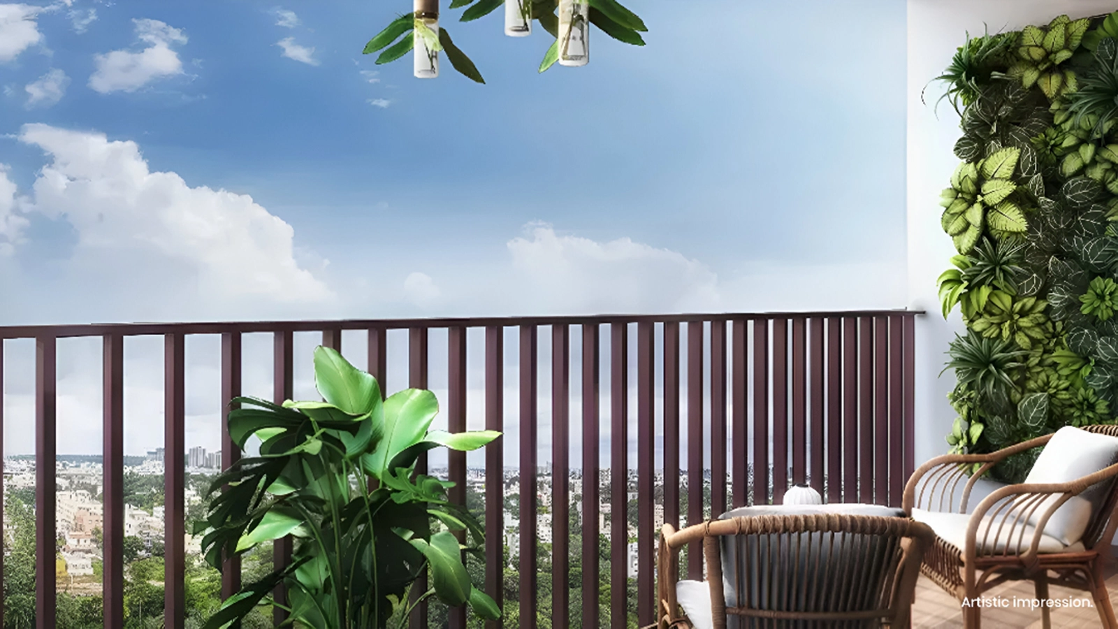 Mahindra Eden Apartments In Kanakapura Road Bangalore deck area